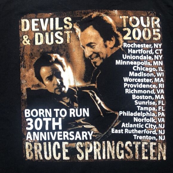 Bruce Springsteen Vintage Devils & Dust Tour 2005 T-Shirt | Two-sided | XL - Picture 5 of 5